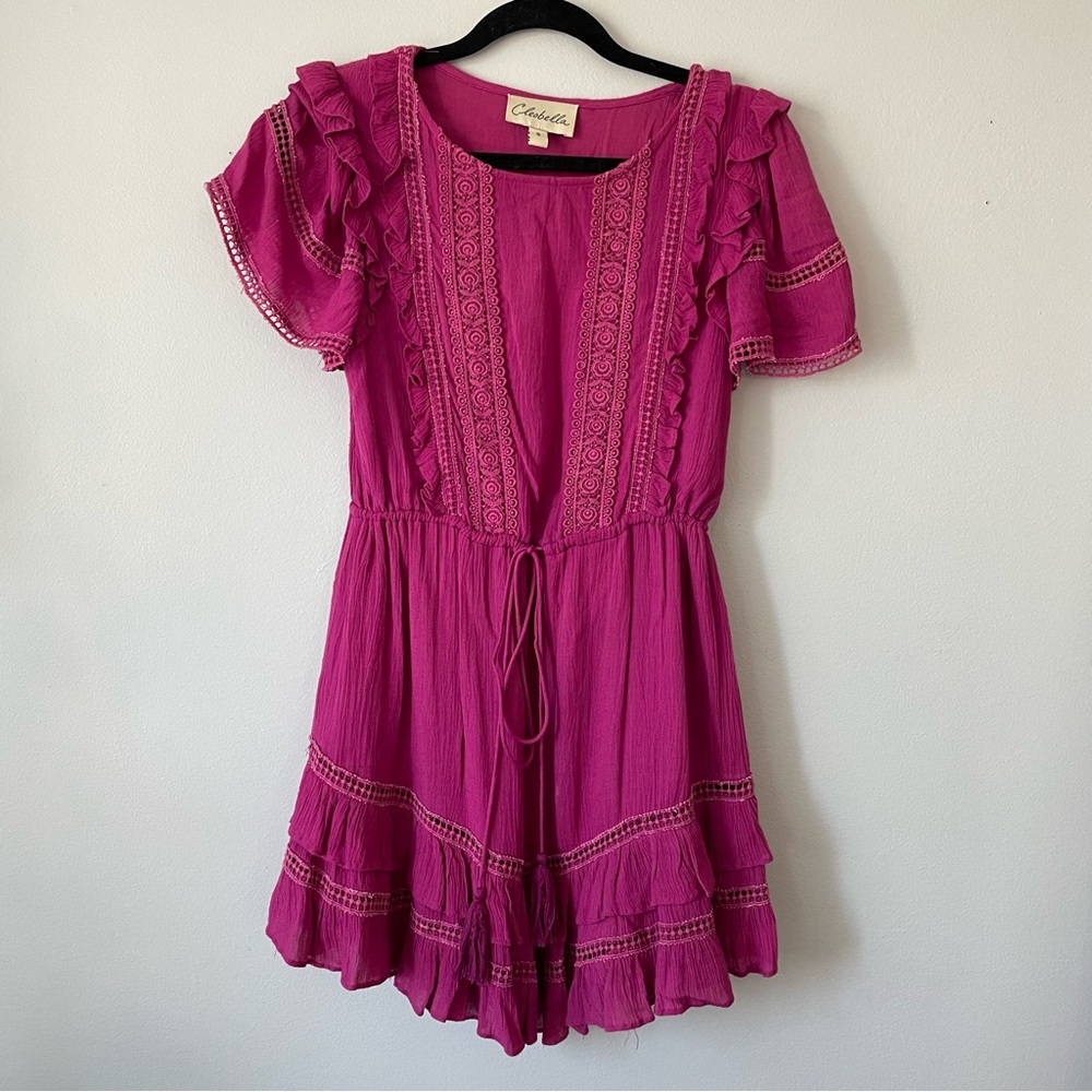 CLEOBELLA RUFFLE DRESS